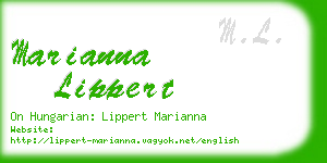 marianna lippert business card